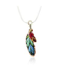 N YM109 Feather design necklace
