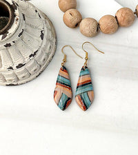 Polymer Clay Earrings - Everyday - Stripes
