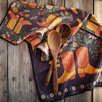 Kitchen Tea Towel Quick Dry | Western Bloom Boots & Flowers