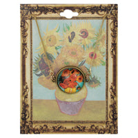 Sunflowers Art Print Gold Pull Bracelet