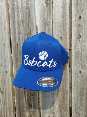 Upton Bobcat Flexfit Royal Blue Cap