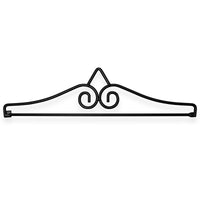 Garden Flag Wall Hanger Black Wrought Iron
