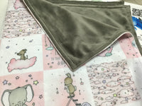 Love to Moon & Back - pink - Cuddle blanket