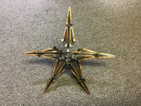 TWISTED IRON star tree topper