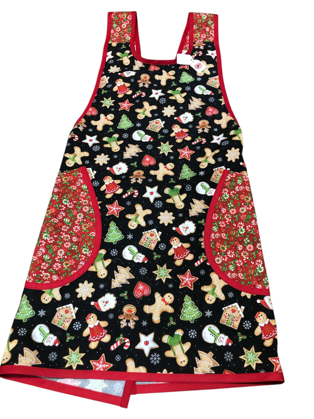 #7 S-M Christmas Cookies Crisscross Apron