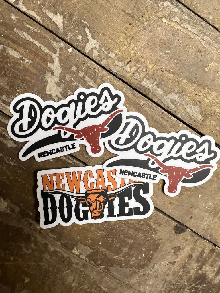 Newcastle Dogie Stickers