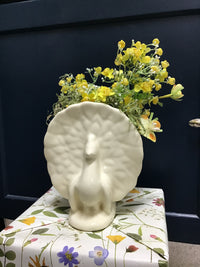 White Turkey Wall Pocket Vase