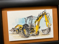 Susan Love Art: Backhoe