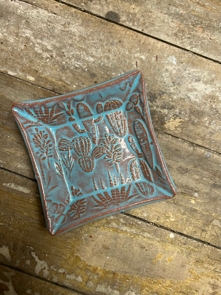 Wyoming Pottery Itty Bitty Square Dish