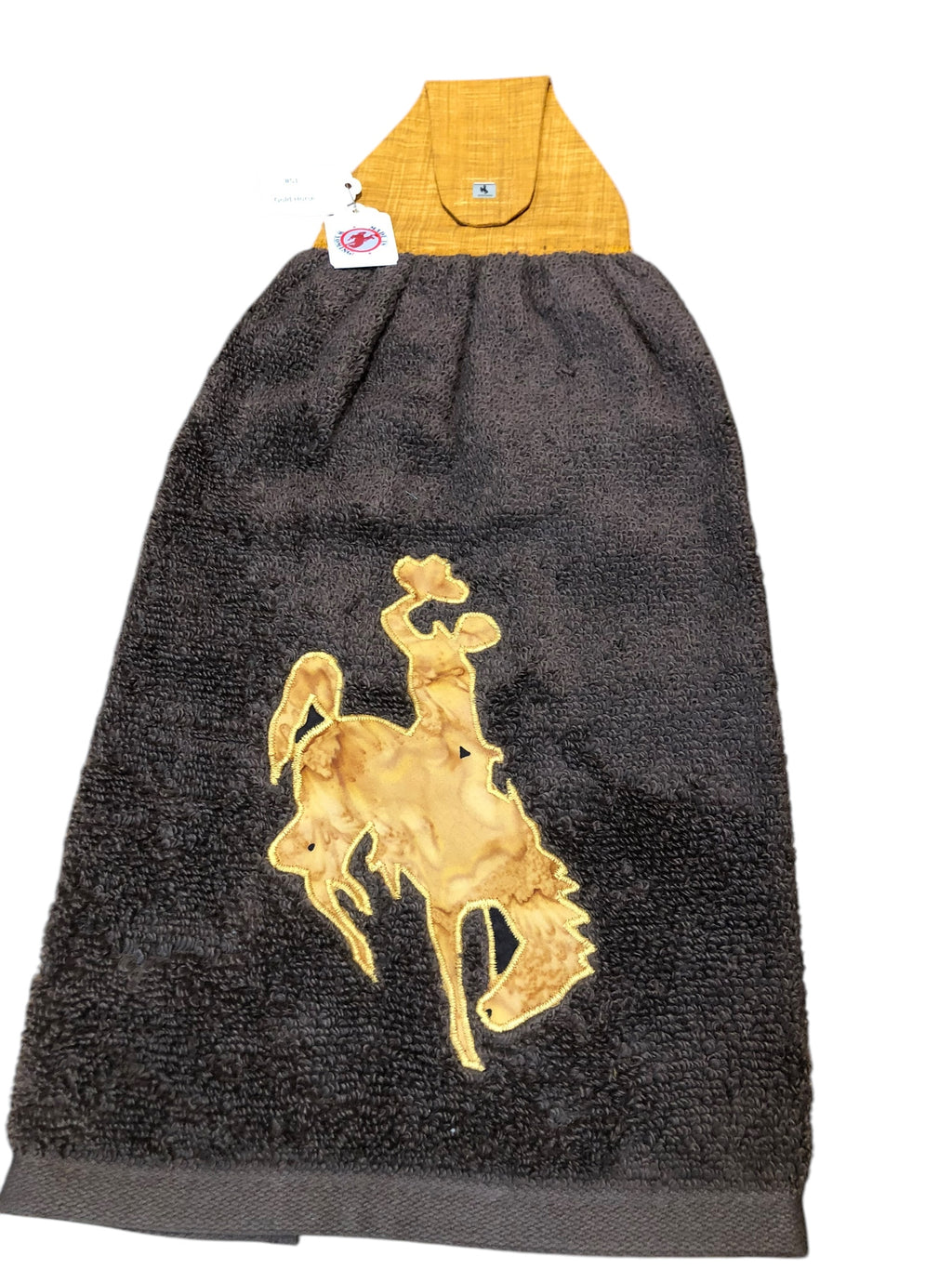 Wyoming Towel - #50 Gold Horse