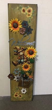 Welcome Scarecrow sign