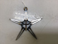 TWISTED IRON: Star / cross ornament