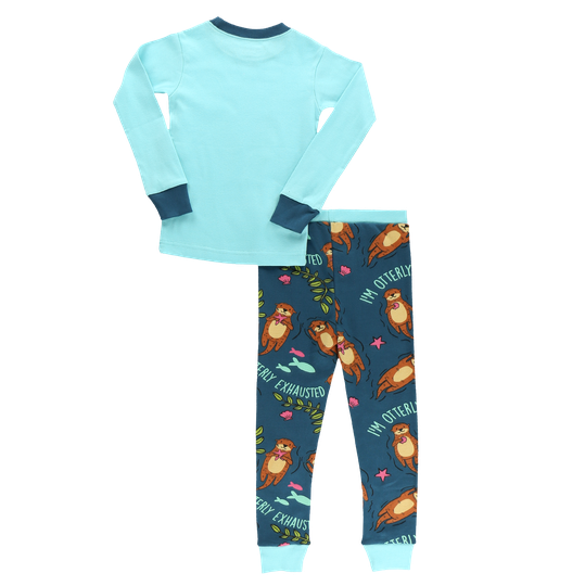 LAZY ONE: Otterly Exhausted Kids PJ Set