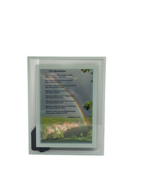 Beatitudes 8X10 in a glass frame