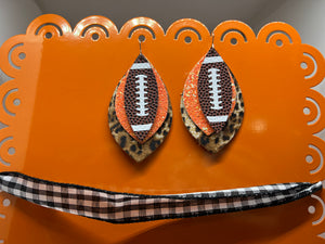 Newcastle Dogie 3" Spirit Leopard Layers -Earrings