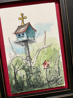 Susan Love Art: Birdhouse