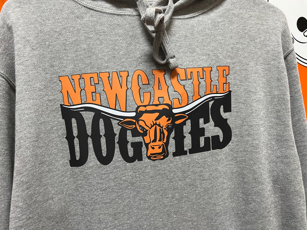 Adult Hooded Sweatshirt: Dogie Dublin Design