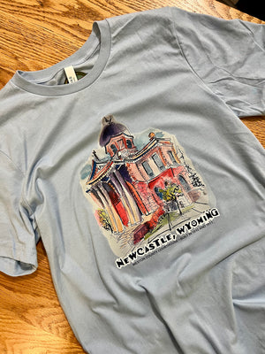 Weston County Courthouse in Newcastle Wyoming by Susan Love Shirt