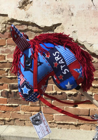 "Stars" stick horse