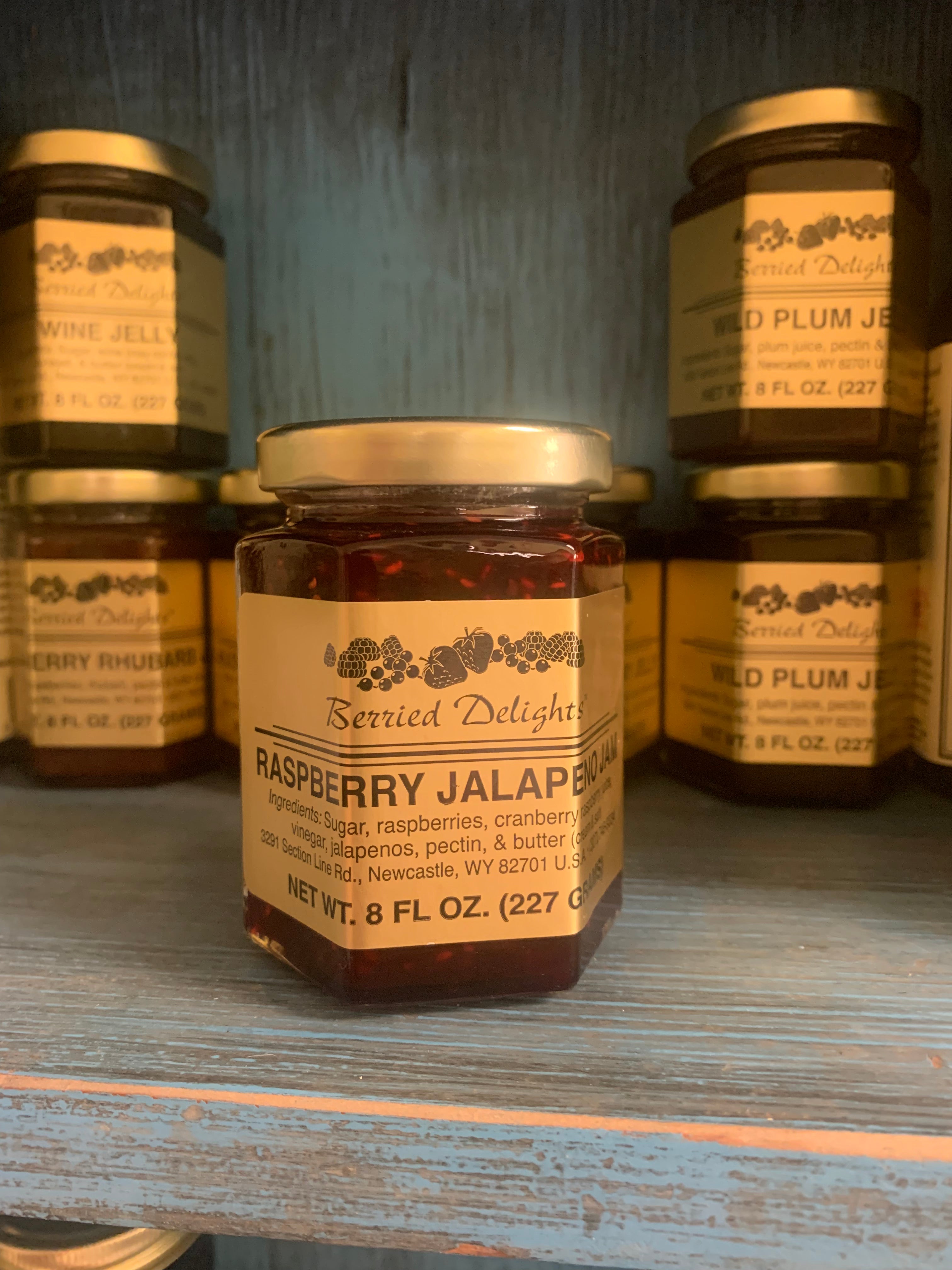 Jalepno Raspberry Jam Label Raspberry Jalapeno Jam – Sagebrush Market
