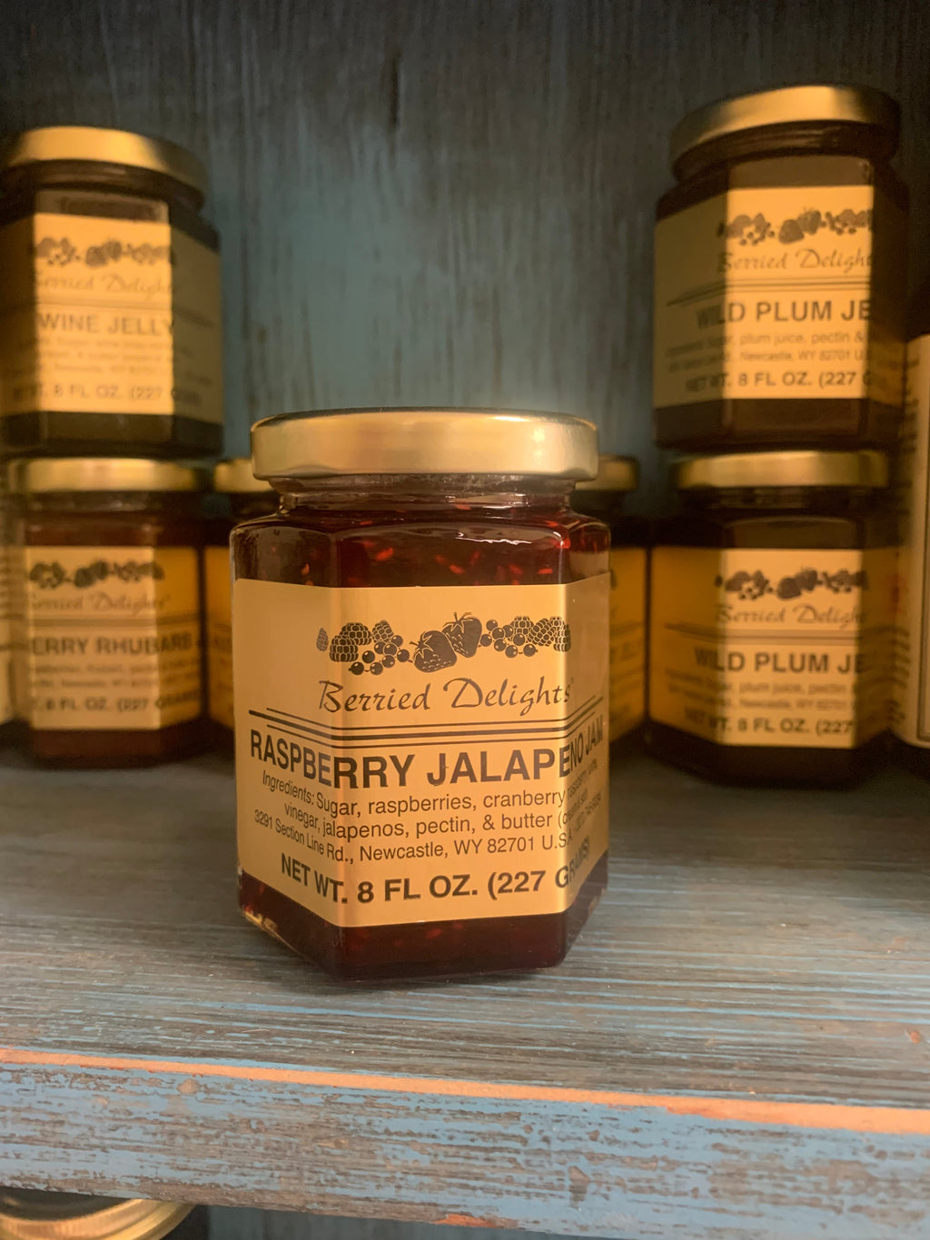 BERRIED DELIGHTS: Raspberry Jalapeno Jam
