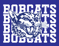 ADULT BOBCAT SHIRT: Stacked Bobcats