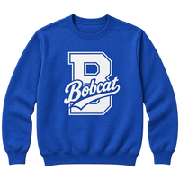 Bobcat Varsity Design Crewneck Sweatshirt