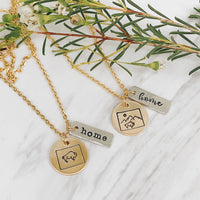 Wyo Home Necklace: Script