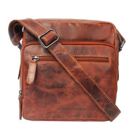 Harbor Leather Crossbody Bag – Chestnut