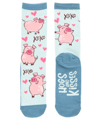 Hogs & Kisses Crew Sock