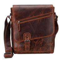 Raleigh Leather Satchel Bag – Unisex – Chestnut