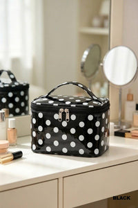 Polka Dot Pvc Cosmetic Storage Bag