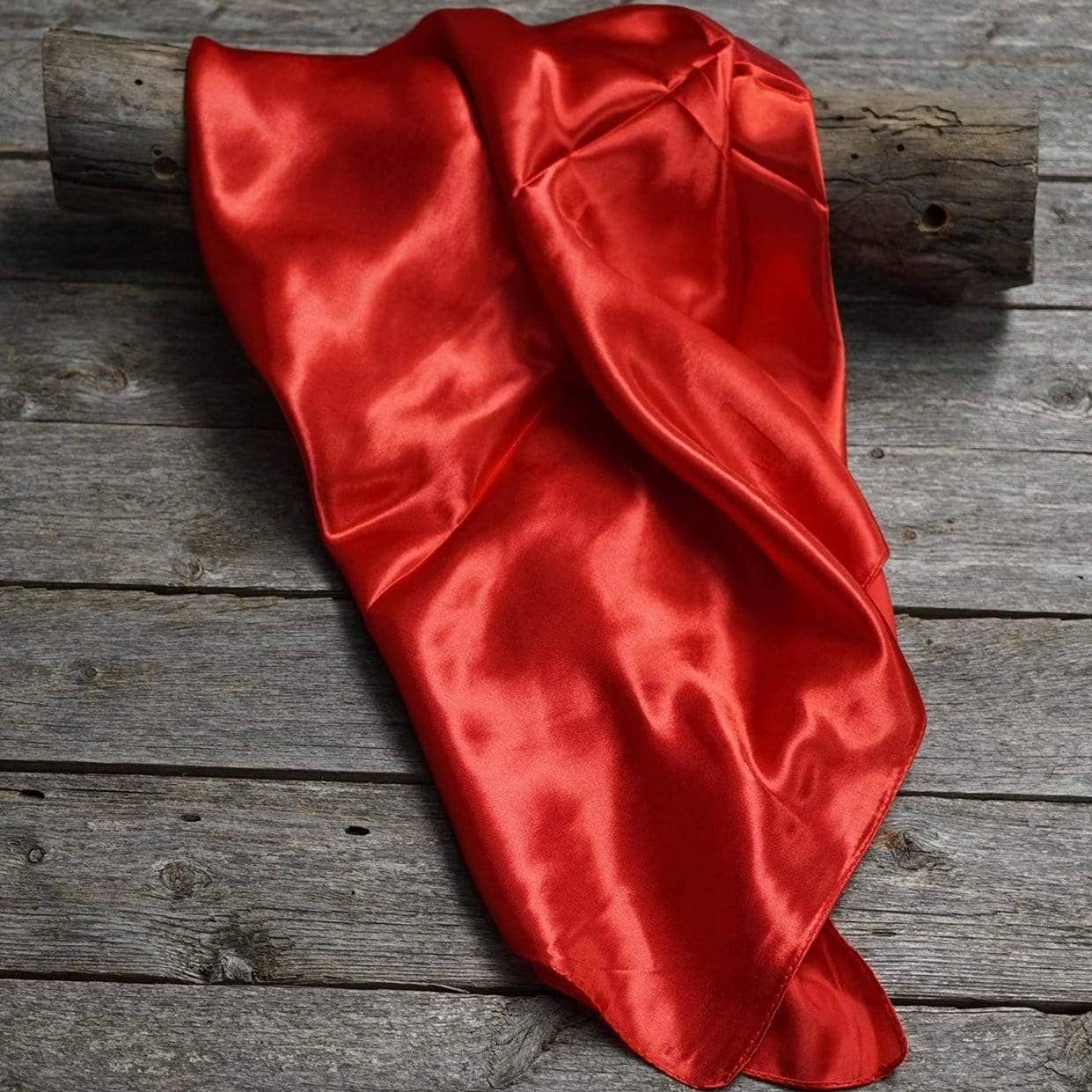 35X35" Solid Electric Red Wild Rag / Scarf WRS10