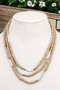 Layered Mix Bead Necklace