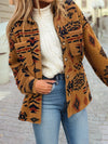 Western Pattern Fleece Shacket