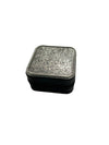 Western etched metal plate jewelry box