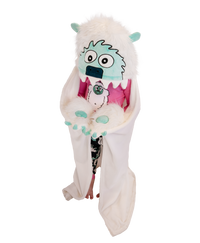 Wearable Hooded Fleece Blankets For Kids - Yeti