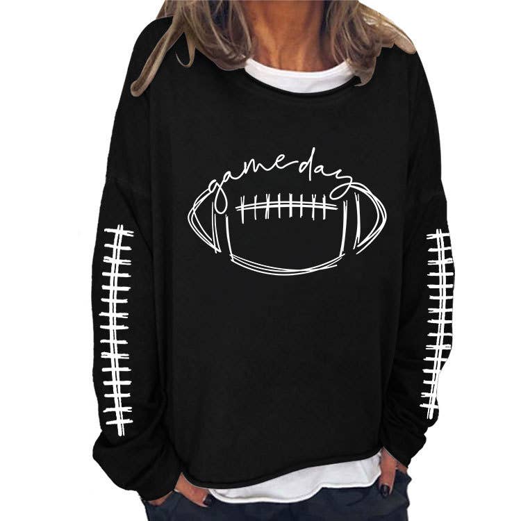 WOMEN FOOTBALL GAMEDAY LOOSE FIT PULLOVER