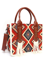 Fringe Aztec Western Tote Bag