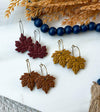 Polymer Clay Earrings - Leaf