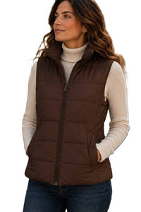 Quilted Zip-up Puffer Vest