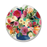 "Morning Joy" Absorbent Stone Car Coaster 1pk