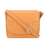 Savannah Leather Crossbody Bag – Women – Tan