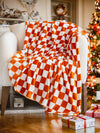 Checkerboard Printed Soft Throw Blanket 47*78 inch | 7 Color