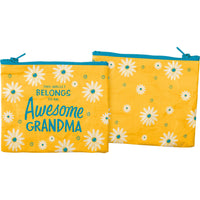 Awesome Grandma Zipper Wallet