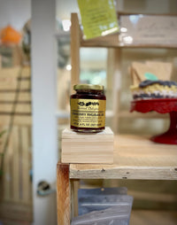 Jar of Berried Delights Cranberry Rhubarb Jam