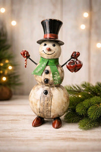 Blizzard Snowman 9.5 x 4 x 16.5 in