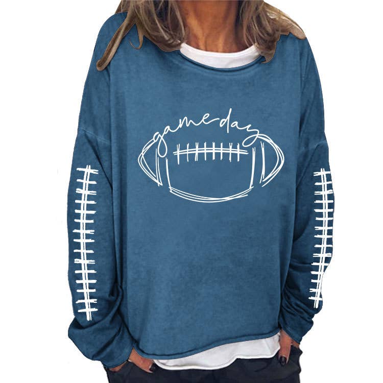 WOMEN FOOTBALL GAMEDAY LOOSE FIT PULLOVER