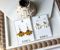 Polymer Clay Earrings - Sunflower