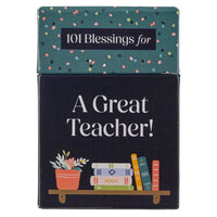 Box of Blessings For A Great Teacher New